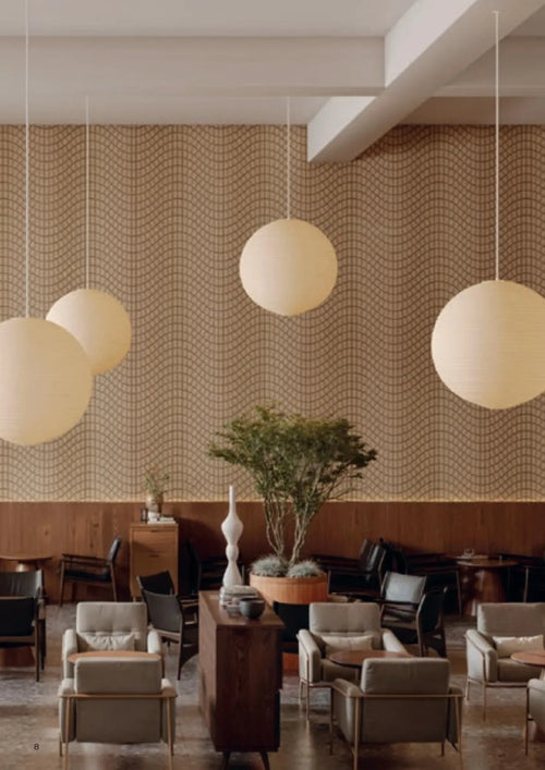 Enduit Coton Art dans un restaurant — murs texturés chaleureux