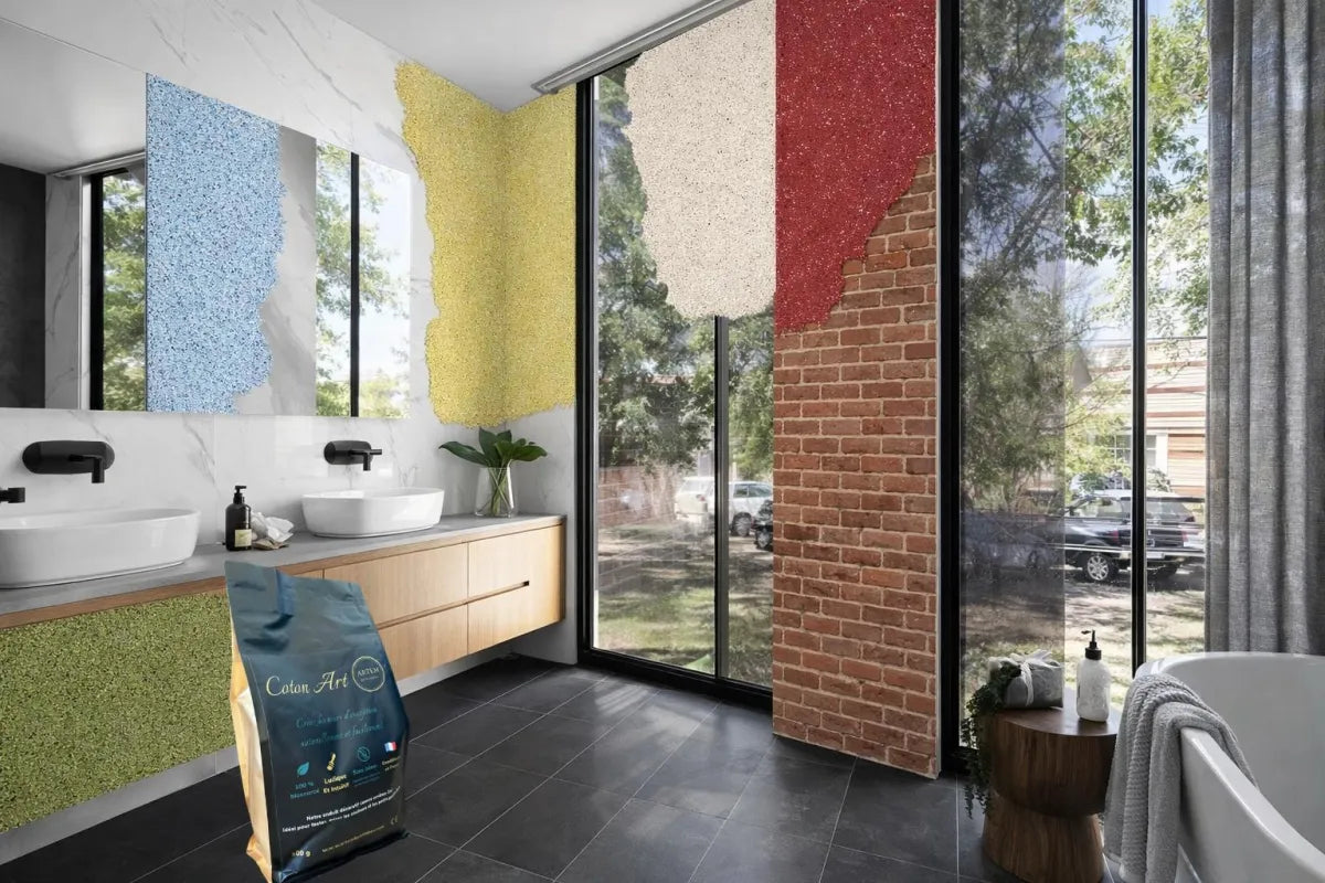 Pièce multicolore — les coloris Coton Art